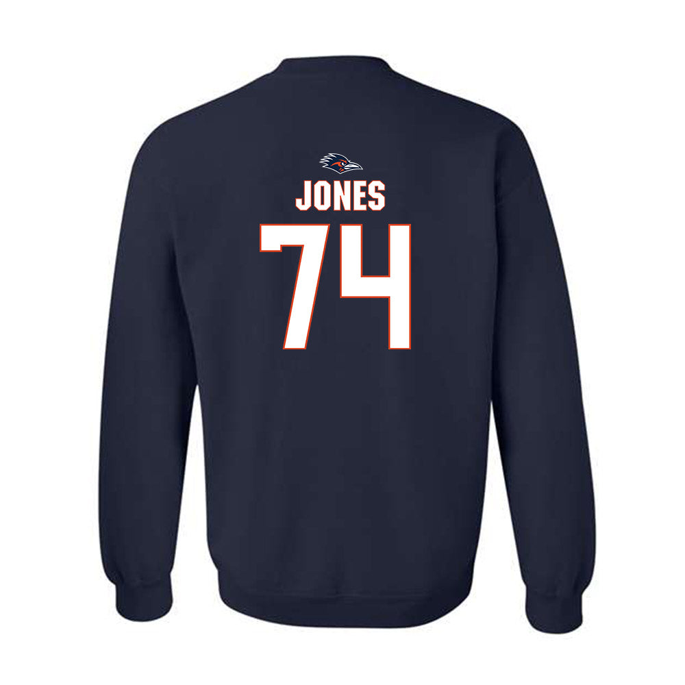 UTSA - NCAA Football : Darrell Jones - Classic Shersey Crewneck Sweatshirt-1