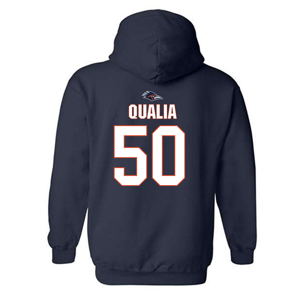 UTSA - NCAA Baseball : Jake Qualia - Classic Shersey Hooded Sweatshirt-1