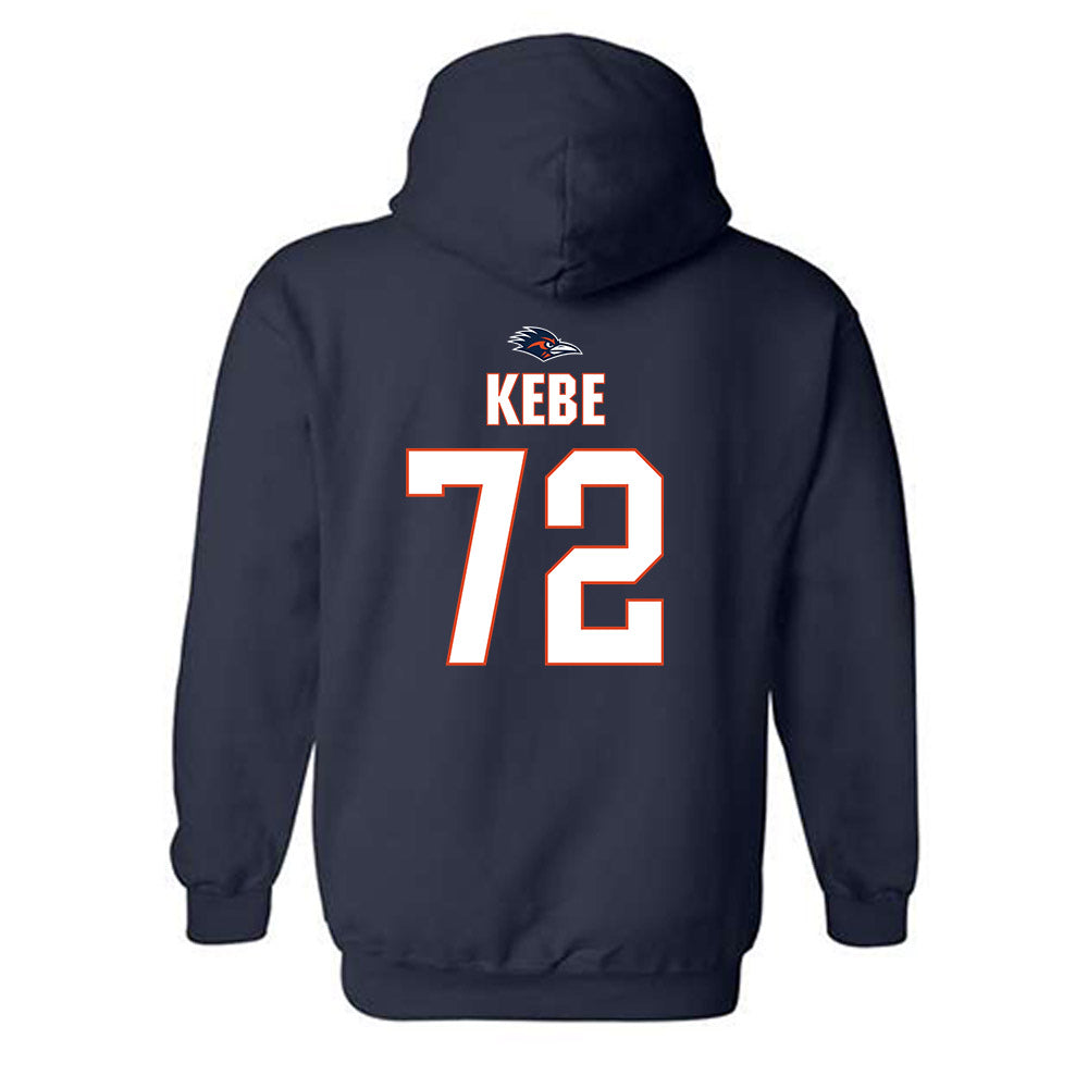 UTSA - NCAA Football : Ibrahim Kebe - Classic Shersey Hooded Sweatshirt-1