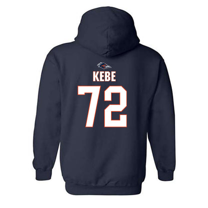 UTSA - NCAA Football : Ibrahim Kebe - Classic Shersey Hooded Sweatshirt-1