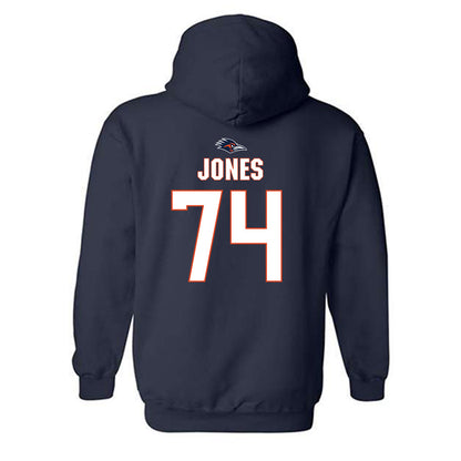 UTSA - NCAA Football : Darrell Jones - Classic Shersey Hooded Sweatshirt-1