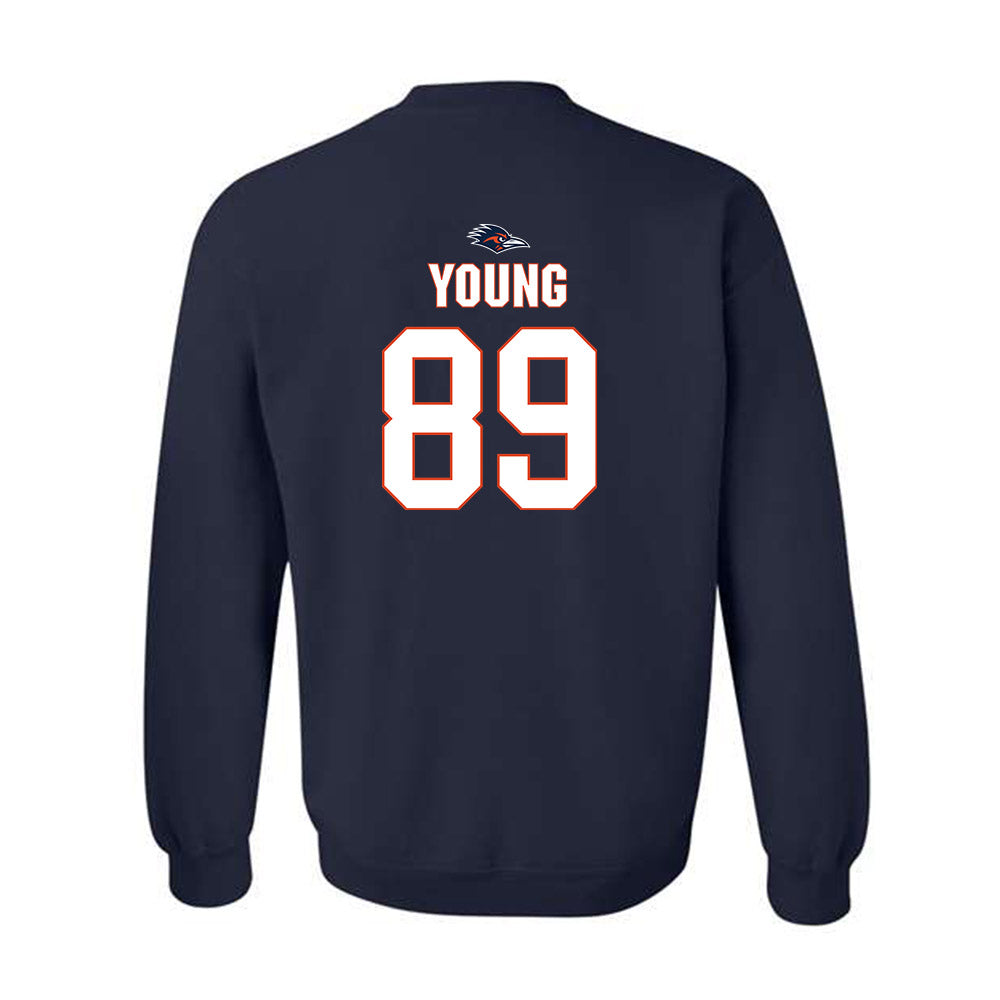 UTSA - NCAA Football : Brandon Young - Classic Shersey Crewneck Sweatshirt-1