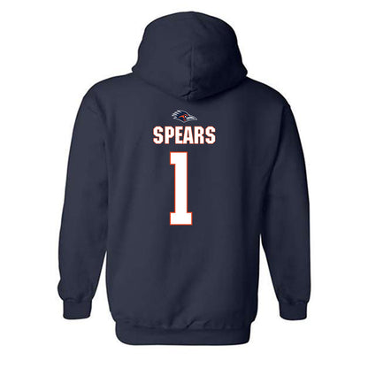 UTSA - NCAA Men's Basketball : Amir Spears - Classic Shersey Hooded Sweatshirt-1