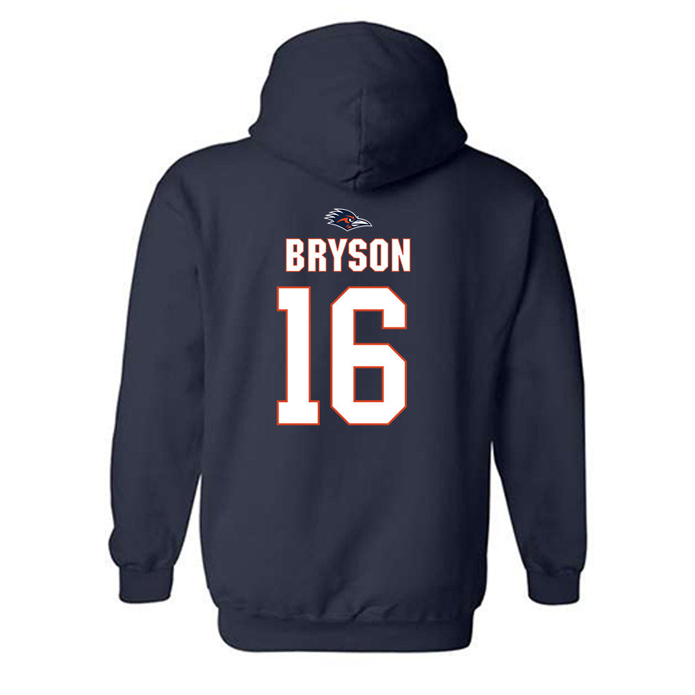UTSA - NCAA Football : Chris Bryson - Classic Shersey Hooded Sweatshirt-1