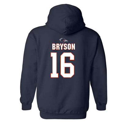 UTSA - NCAA Football : Chris Bryson - Classic Shersey Hooded Sweatshirt-1