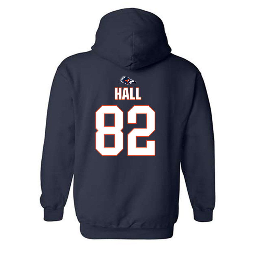 UTSA - NCAA Football : Prince Hall - Classic Shersey Hooded Sweatshirt-1