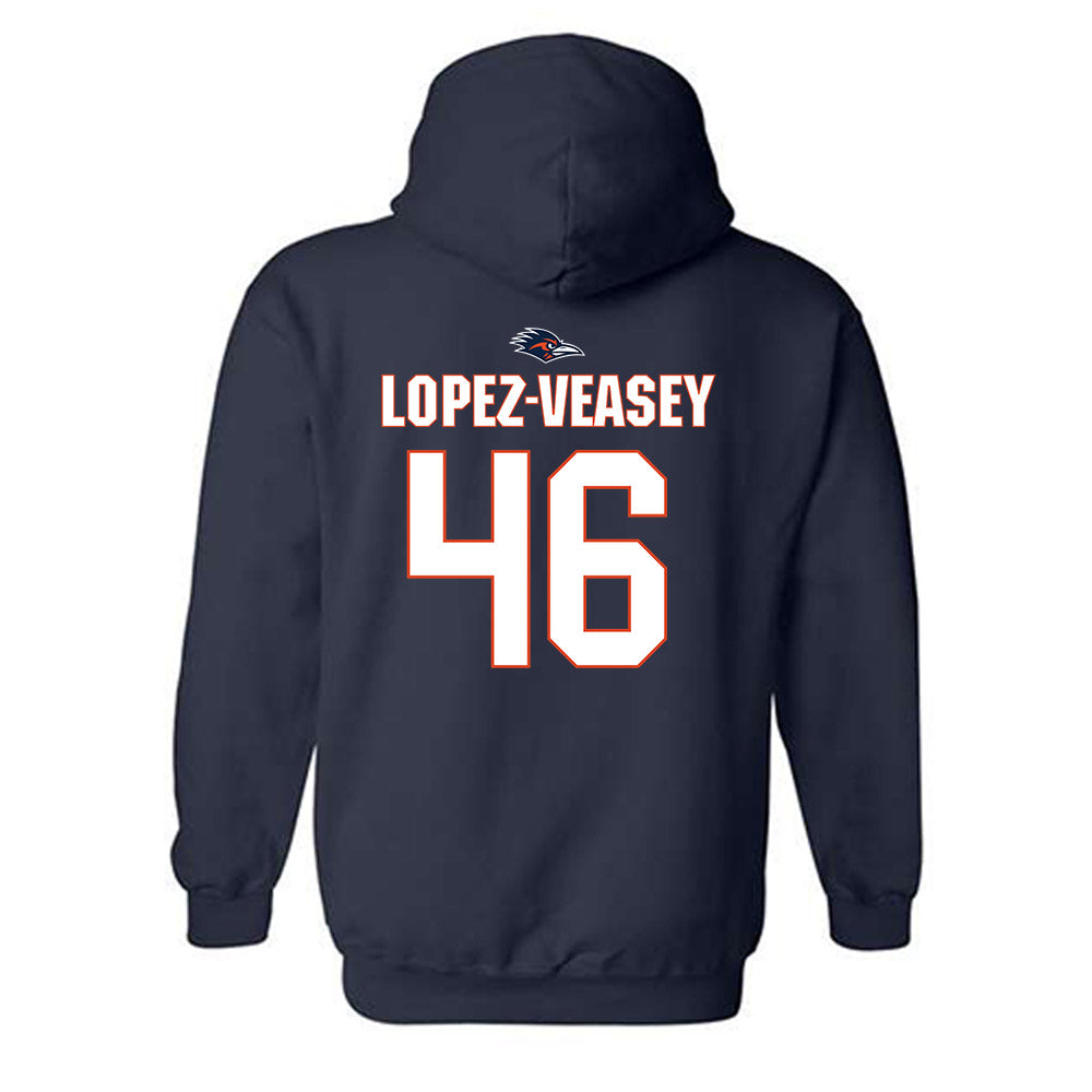 UTSA - NCAA Football : Jacob Lopez-Veasey - Classic Shersey Hooded Sweatshirt-1