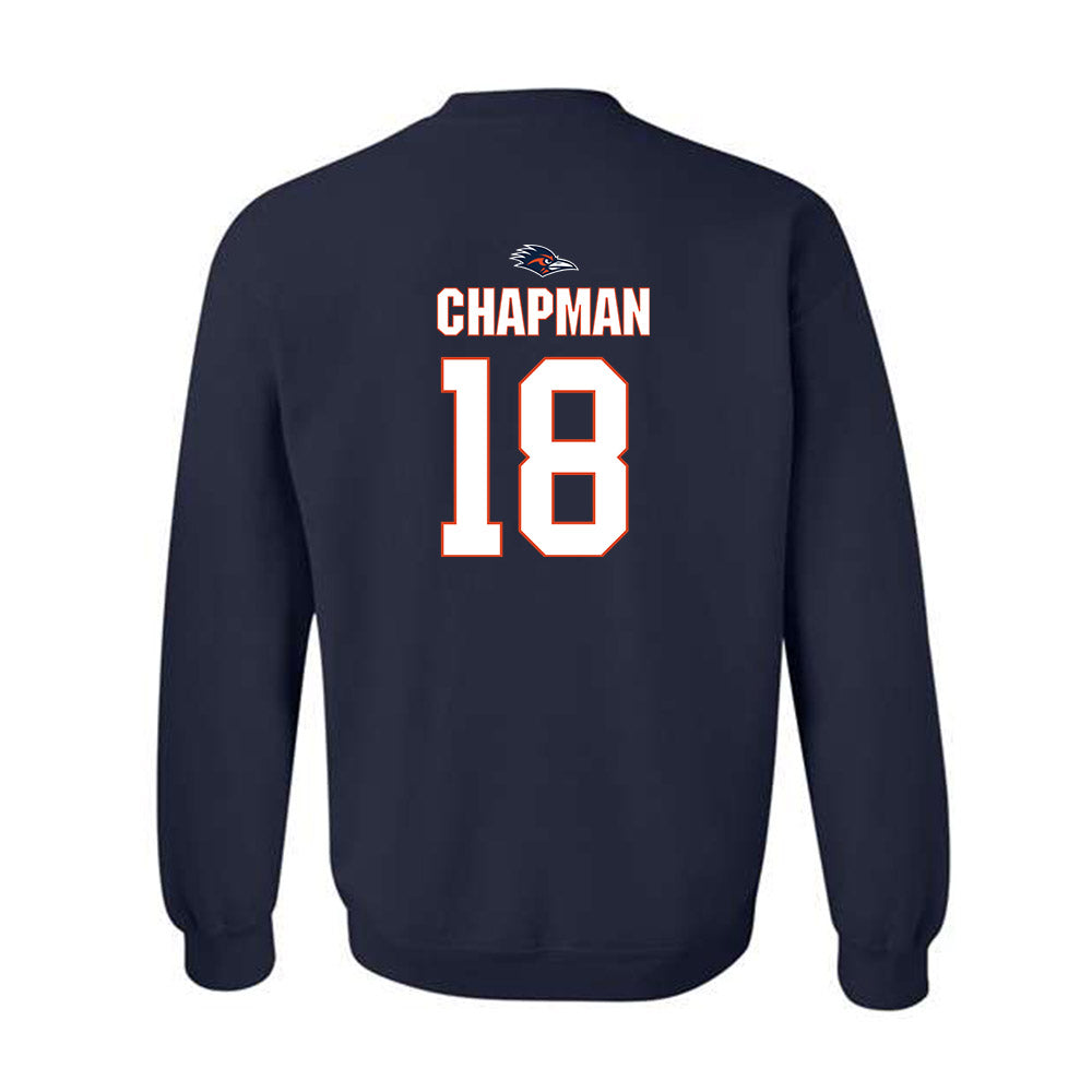 UTSA - NCAA Football : Asaad Chapman - Classic Shersey Crewneck Sweatshirt-1