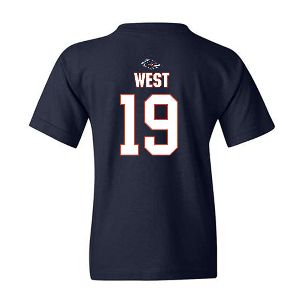 UTSA - NCAA Football : Tyrone West - Classic Shersey Youth T-Shirt-1