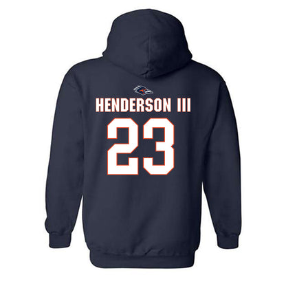 UTSA - NCAA Football : Will Henderson III - Classic Shersey Hooded Sweatshirt-1