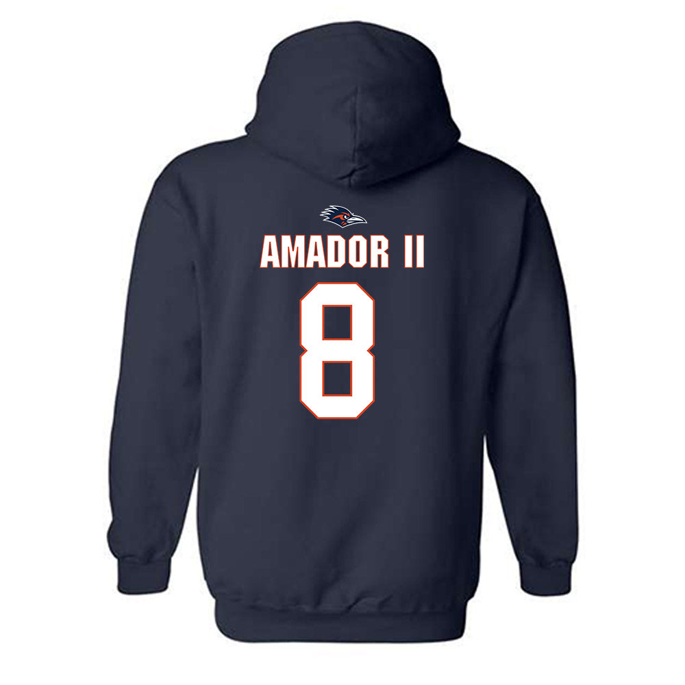 UTSA - NCAA Football : David Amador II - Classic Shersey Hooded Sweatshirt-1