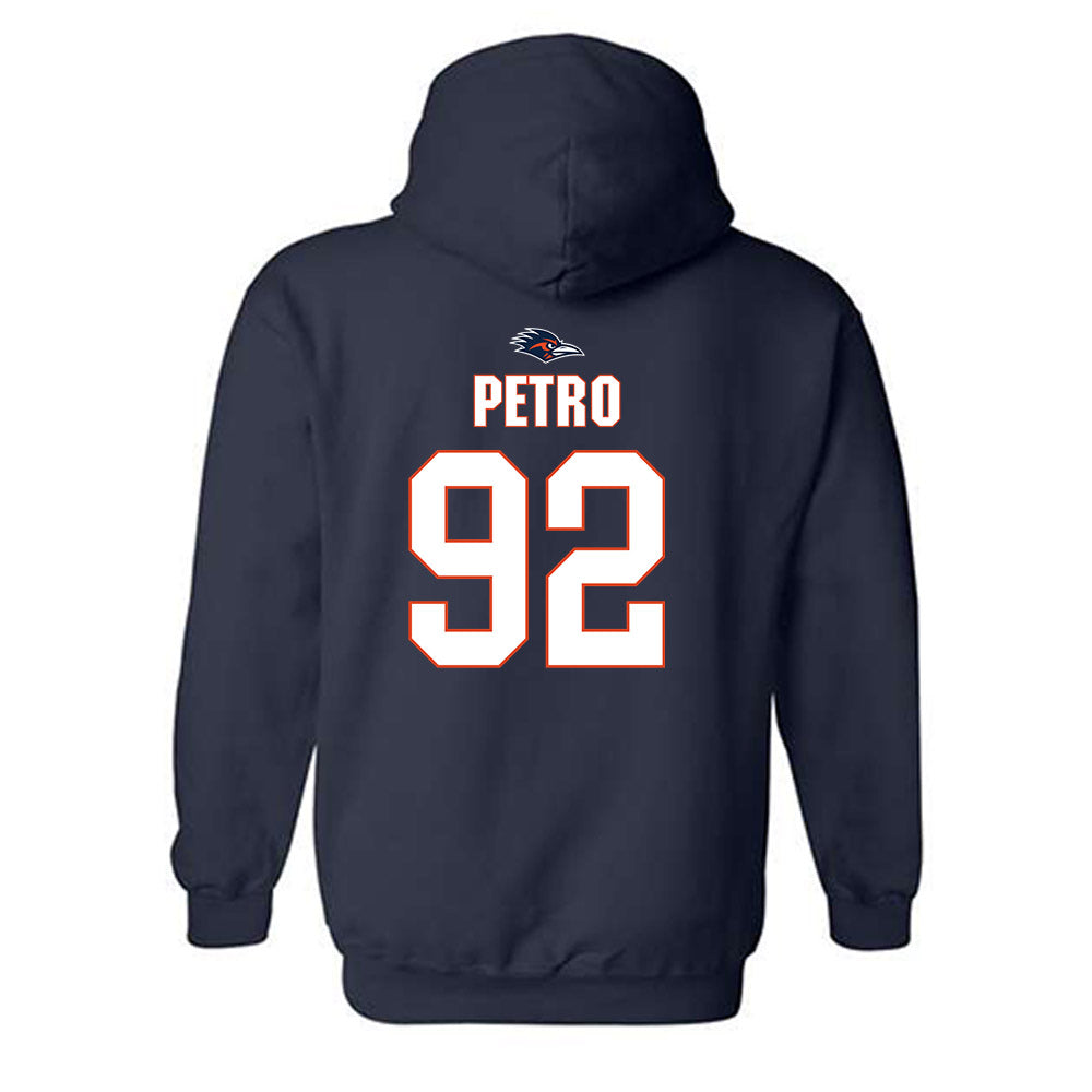 UTSA - NCAA Football : Michael Petro - Classic Shersey Hooded Sweatshirt-1