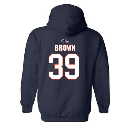 UTSA - NCAA Football : Lawrence Brown - Classic Shersey Hooded Sweatshirt-1