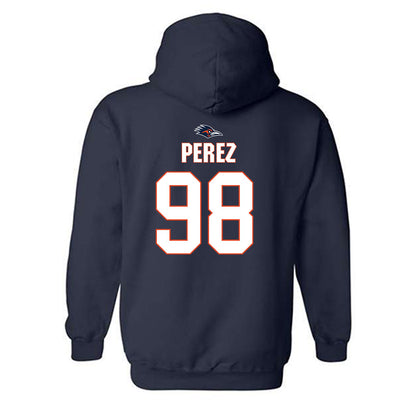 UTSA - NCAA Football : Jesse Perez - Classic Shersey Hooded Sweatshirt-1