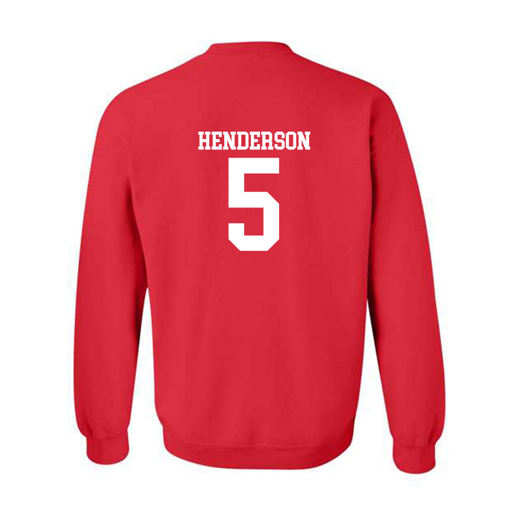 Houston - NCAA Football : Keisean Henderson - Classic Shersey Crewneck Sweatshirt-1