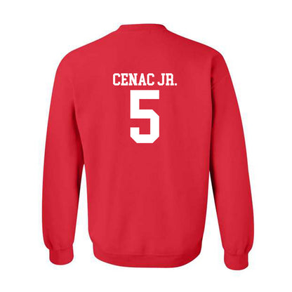 Houston - NCAA Men's Basketball : Chris Cenac Jr. - Classic Shersey Crewneck Sweatshirt-1