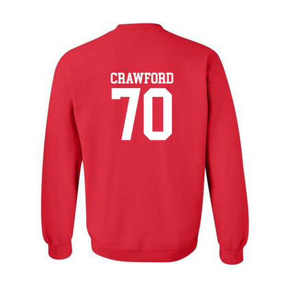 Houston - NCAA Football : Larry Crawford - Classic Shersey Crewneck Sweatshirt-1