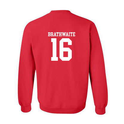 Houston - NCAA Football : Christian Brathwaite - Classic Shersey Crewneck Sweatshirt-3