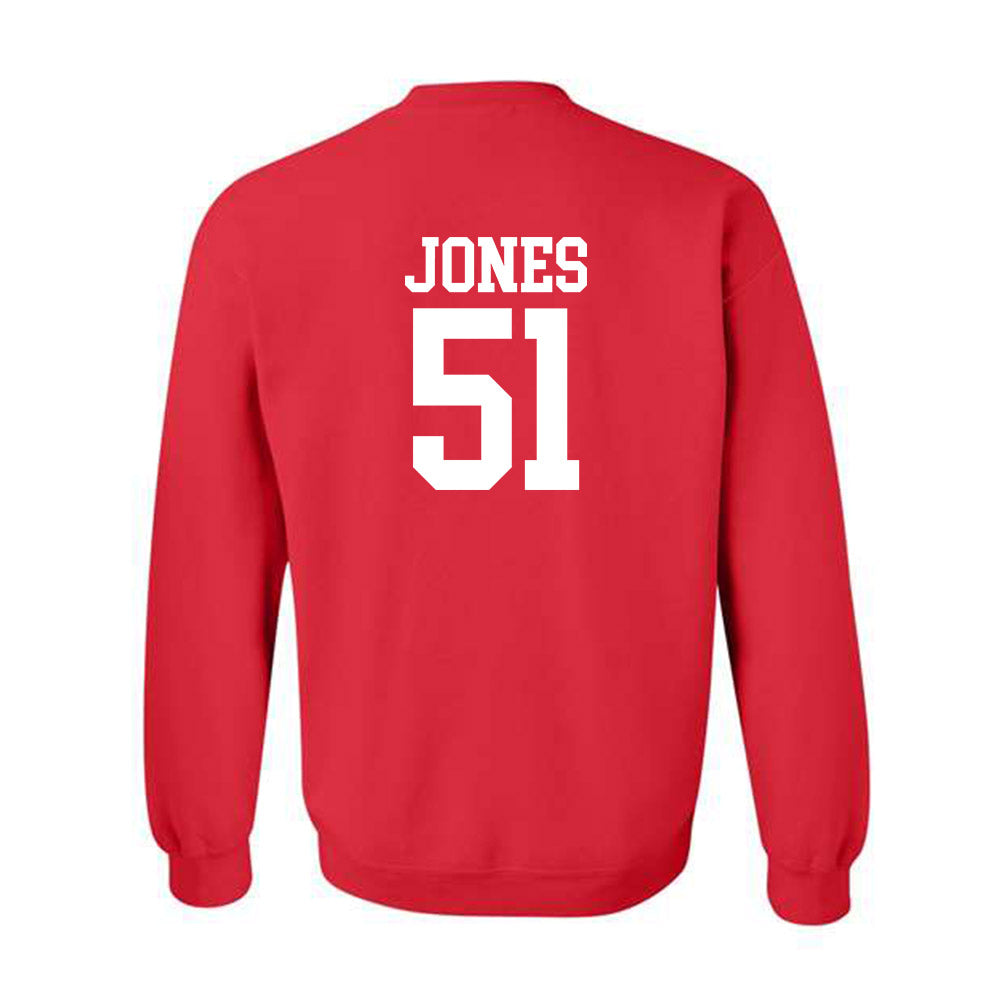 Houston - NCAA Football : Hunter Jones - Classic Shersey Crewneck Sweatshirt-1