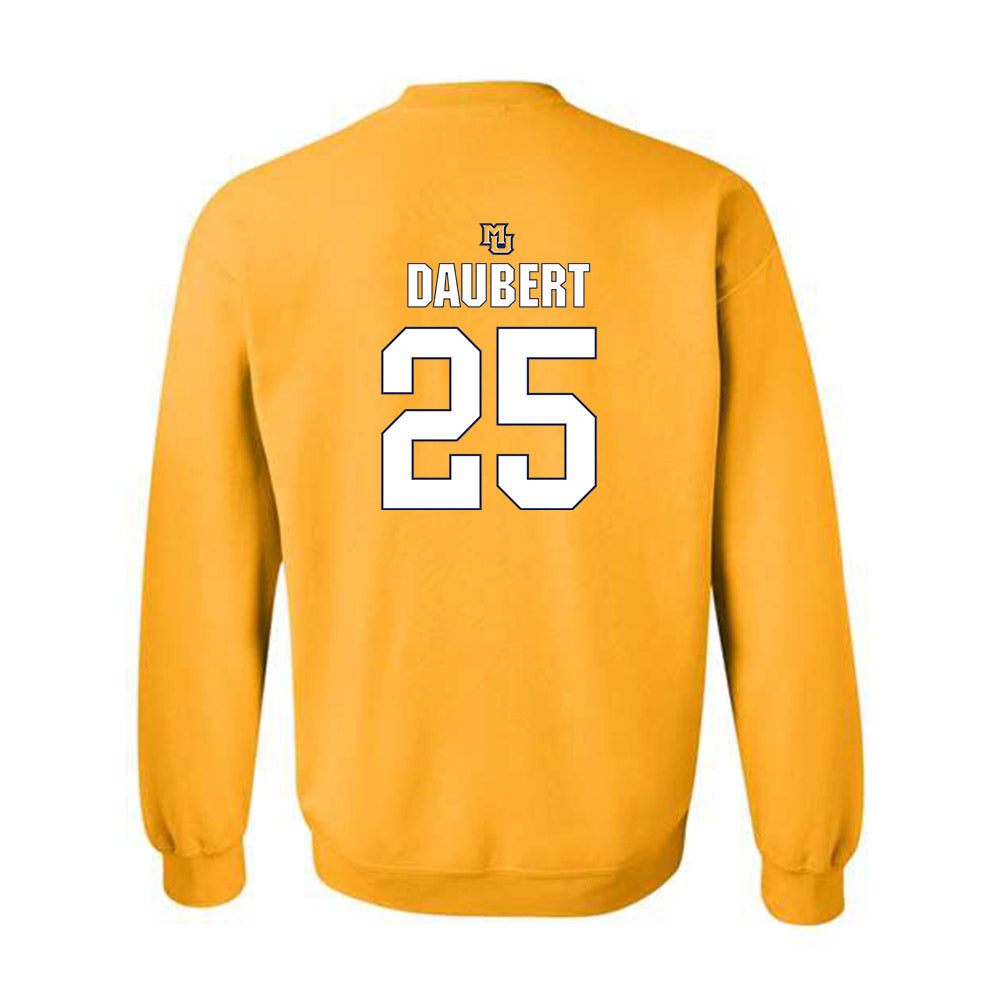 Marquette - NCAA Men's Lacrosse : Justin Daubert - Generic Shersey Crewneck Sweatshirt-1