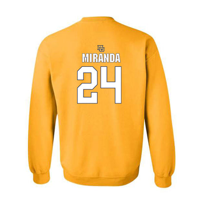 Marquette - NCAA Men's Soccer : Gabriel Miranda - Generic Shersey Crewneck Sweatshirt-1