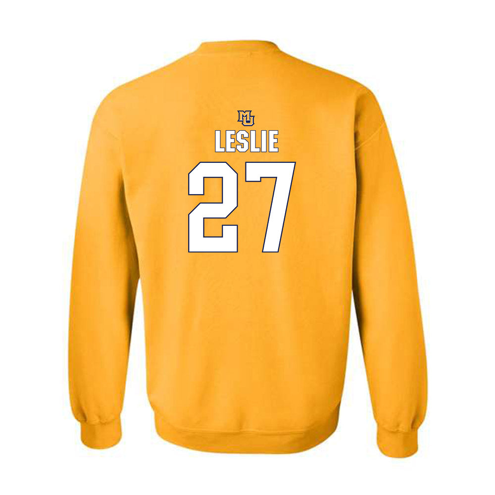 Marquette - NCAA Men's Lacrosse : Parker Leslie - Generic Shersey Crewneck Sweatshirt-1
