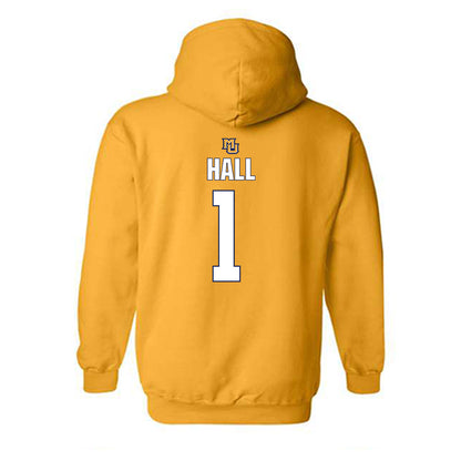 Marquette - NCAA Women's Basketball : Brooklyn Hall - Generic Shersey Hooded Sweatshirt-1
