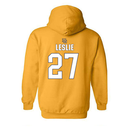 Marquette - NCAA Men's Lacrosse : Parker Leslie - Generic Shersey Hooded Sweatshirt-1
