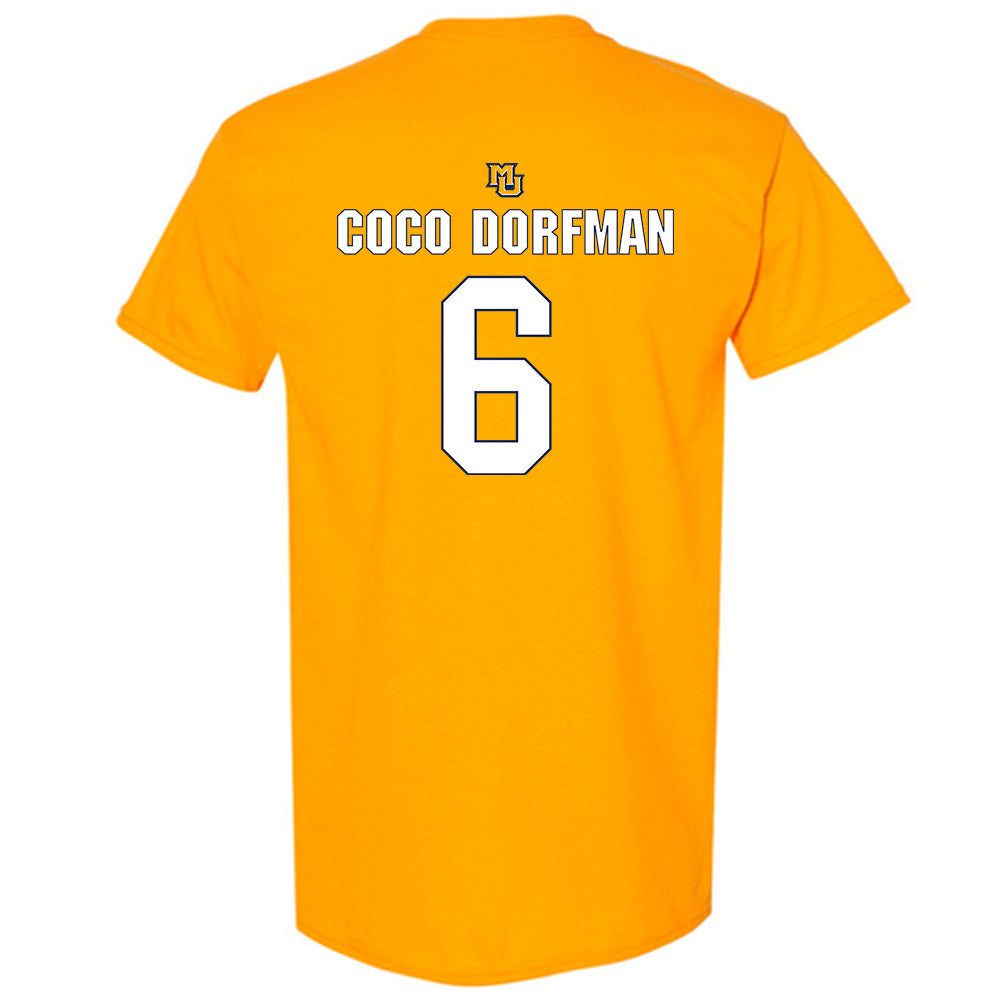 Marquette - NCAA Women's Soccer : Coco dorfman Coco dorfman - Generic Shersey T-Shirt-1