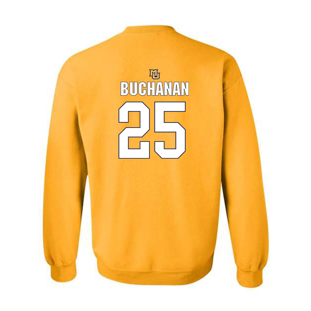 Marquette - NCAA Men's Soccer : Joey Buchanan - Generic Shersey Crewneck Sweatshirt-1