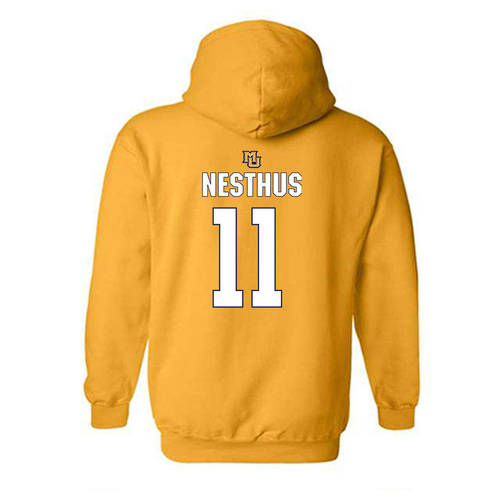 Marquette - NCAA Men's Soccer : Lucas Nesthus - Generic Shersey Hooded Sweatshirt-1