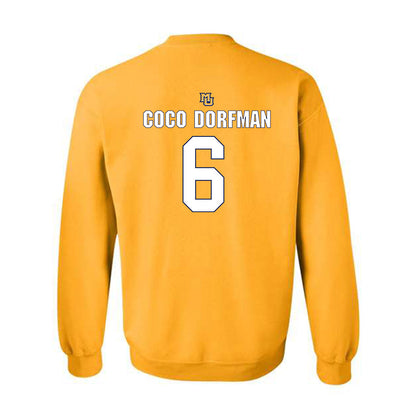 Marquette - NCAA Women's Soccer : Coco dorfman Coco dorfman - Generic Shersey Crewneck Sweatshirt-1