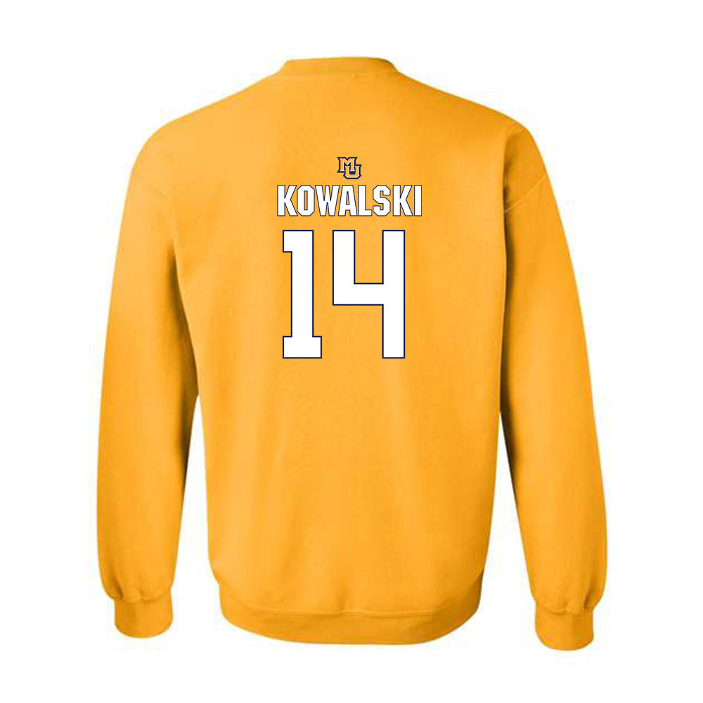 Marquette - NCAA Women's Volleyball : Annika Kowalski - Generic Shersey Crewneck Sweatshirt-1