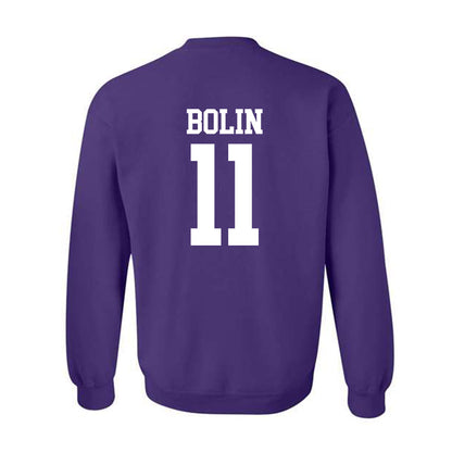 Kansas State - NCAA Baseball : Robby Bolin - Classic Shersey Crewneck Sweatshirt-1