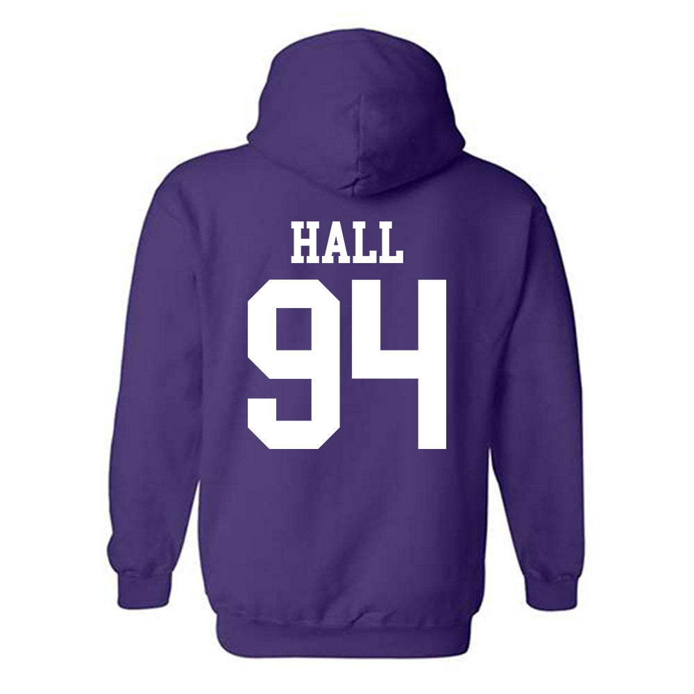 Kansas State - NCAA Football : Kingston Hall - Classic Shersey Hooded Sweatshirt-1