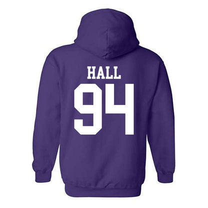 Kansas State - NCAA Football : Kingston Hall - Classic Shersey Hooded Sweatshirt-1