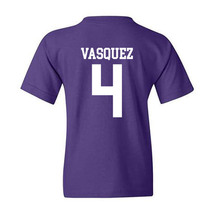 Kansas State - NCAA Baseball : Carlos Vasquez - Classic Shersey Youth T-Shirt-1