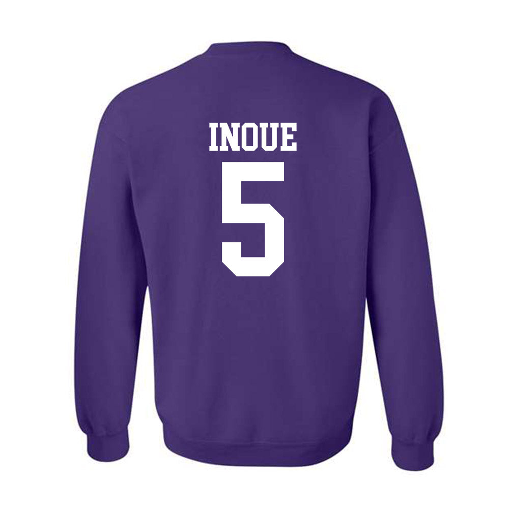 Kansas State - NCAA Baseball : Shintaro Inoue - Classic Shersey Crewneck Sweatshirt-1