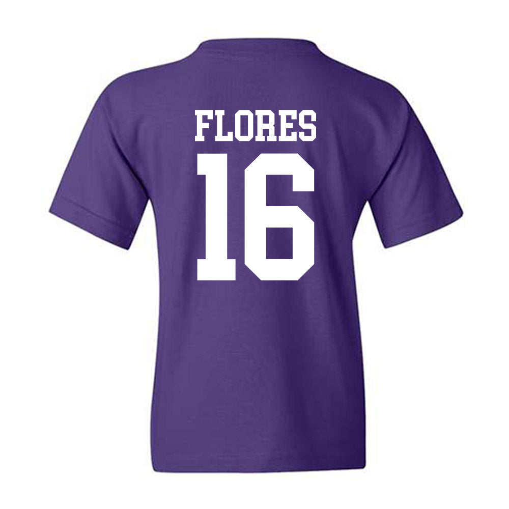Kansas State - NCAA Baseball : Matthew Flores - Classic Shersey Youth T-Shirt-1