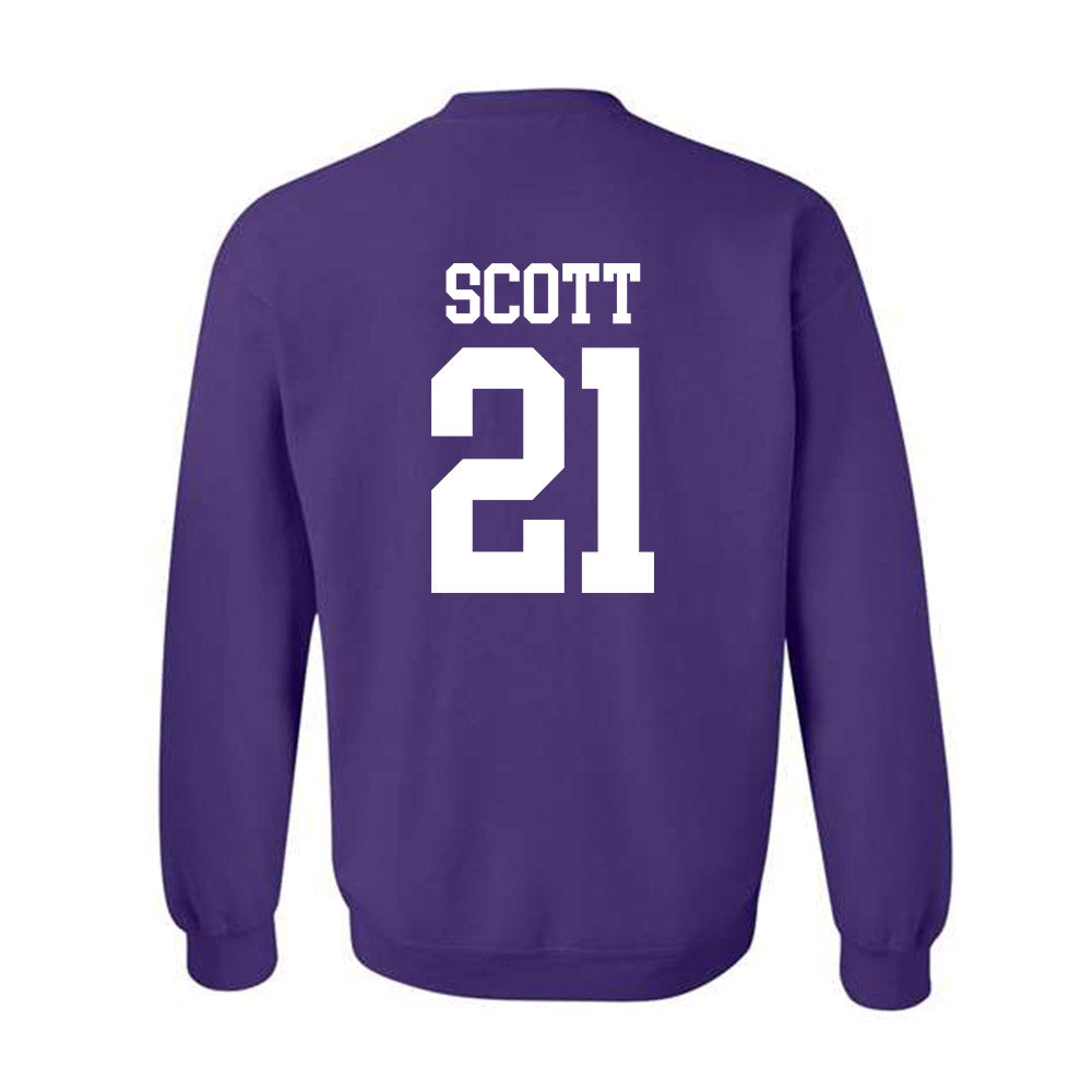 Kansas State - NCAA Football : jojo scott - Classic Shersey Crewneck Sweatshirt-1