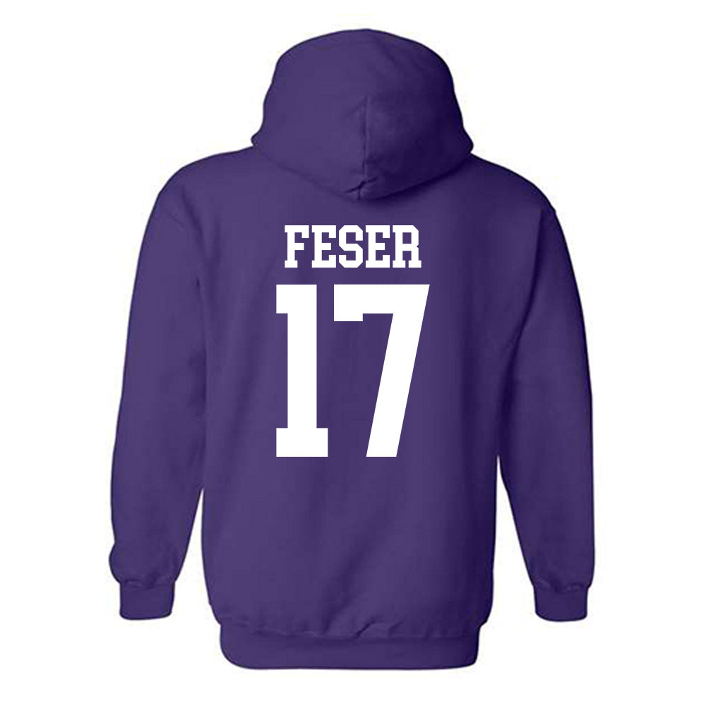 Kansas State - NCAA Baseball : Cohen Feser - Classic Shersey Hooded Sweatshirt-1