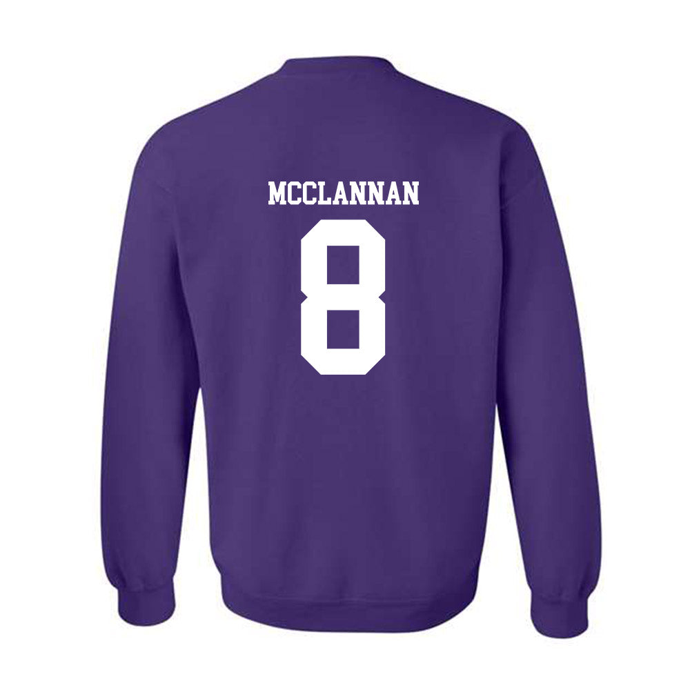 Kansas State - NCAA Football : Simon McClannan - Classic Shersey Crewneck Sweatshirt-1
