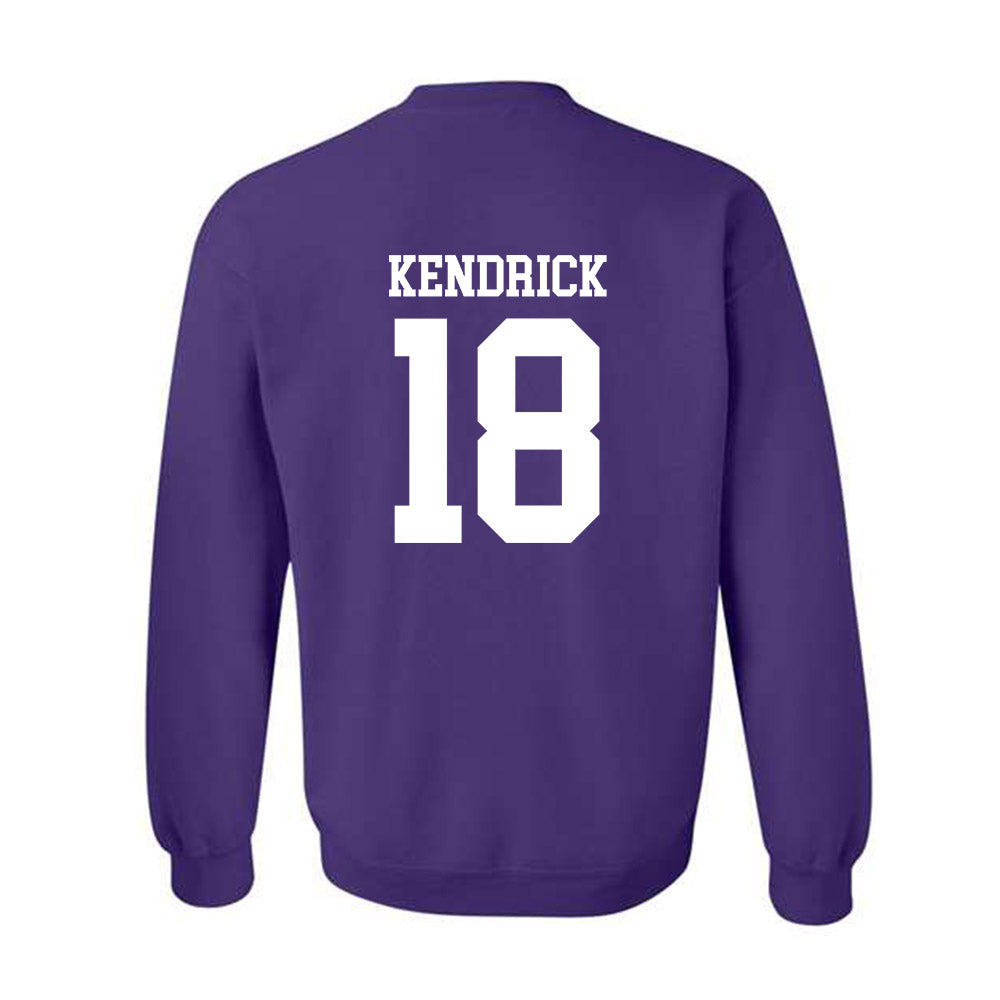 Kansas State - NCAA Baseball : Micah Kendrick - Classic Shersey Crewneck Sweatshirt-1
