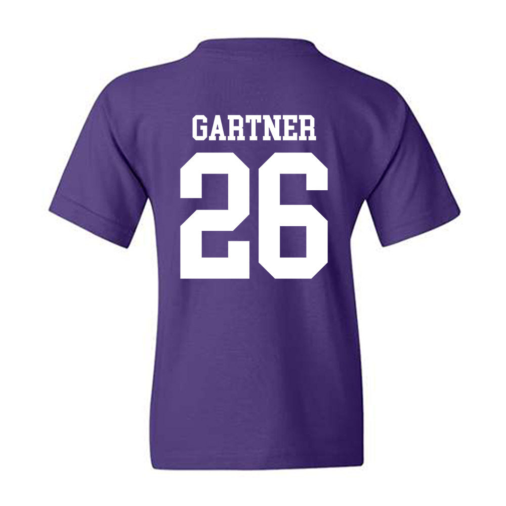 Kansas State - NCAA Baseball : Noah Gartner - Classic Shersey Youth T-Shirt-1