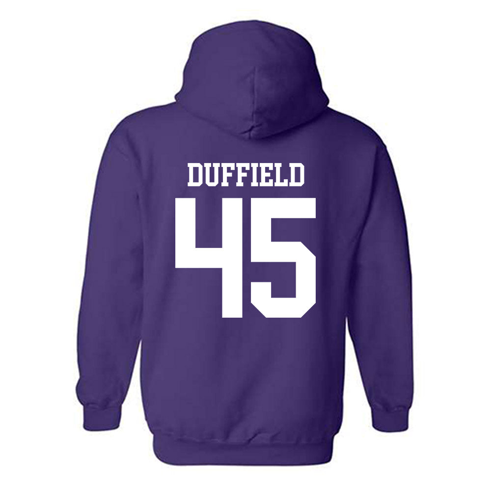 Kansas State - NCAA Football : Jaxson Duffield - Classic Shersey Hooded Sweatshirt-1