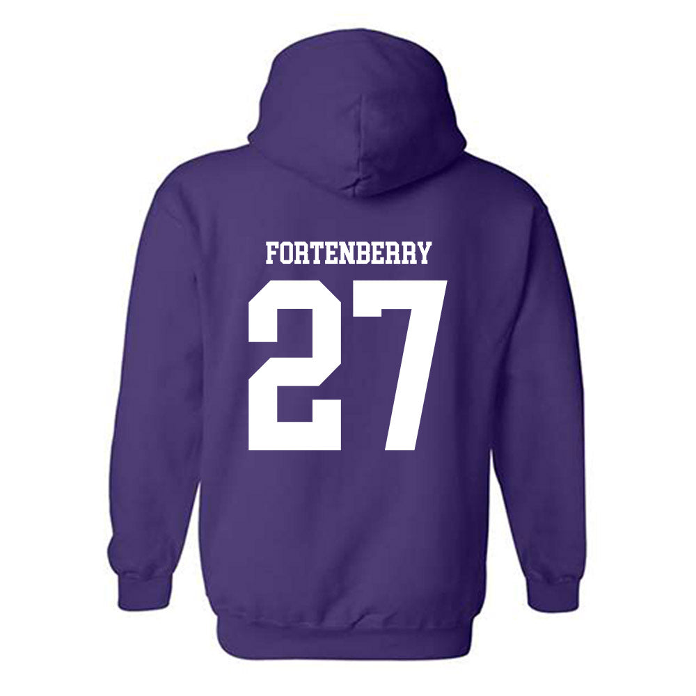 Kansas State - NCAA Baseball : Robert Fortenberry - Classic Shersey Hooded Sweatshirt-1