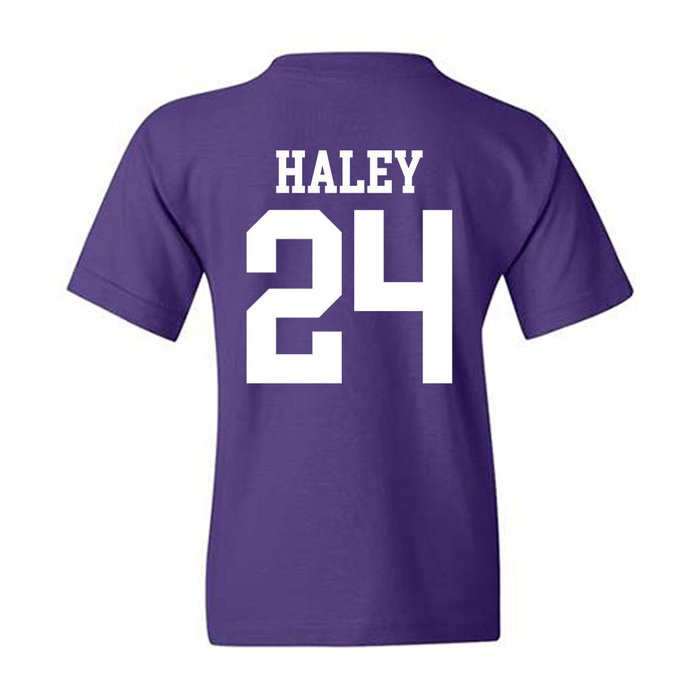 Kansas State - NCAA Baseball : Austin Haley - Classic Shersey Youth T-Shirt-1