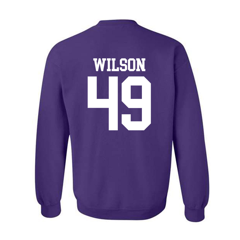 Kansas State - NCAA Football : Elias Wilson - Classic Shersey Crewneck Sweatshirt-1