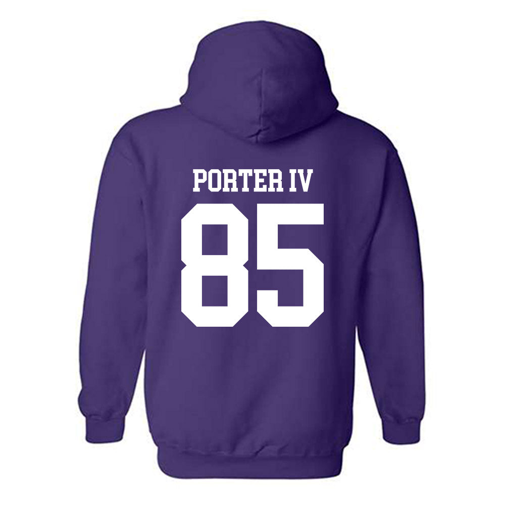 Kansas State - NCAA Football : Larry Porter IV - Classic Shersey Hooded Sweatshirt-1