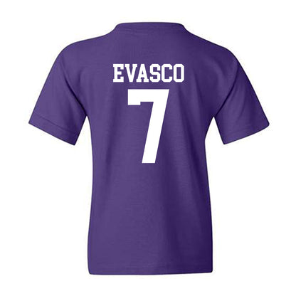 Kansas State - NCAA Baseball : Aj Evasco - Classic Shersey Youth T-Shirt-1